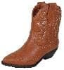 Soda Women's Cowgirl Cowboy Western Stitched Short Booties Pointed Toe (Wide Fit Available)