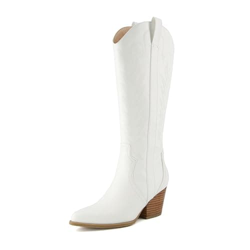 CUSHIONAIRE Women's Caress Tall Western Boot + Memory Foam, Wide Widths Available