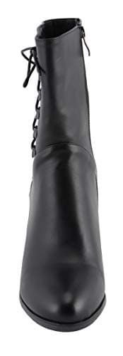 Milwaukee Leather Women's Black Lace-Side Fashion Motorcycle Boots MBL9436
