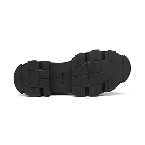 Women's Lace Up Combat Boots with Chunky Platform Sole