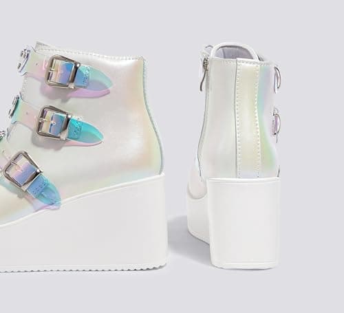 Platform Chunky Ankle Boots for Women