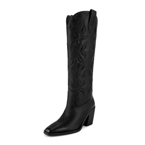 Women's Chunky Heel Western Boots