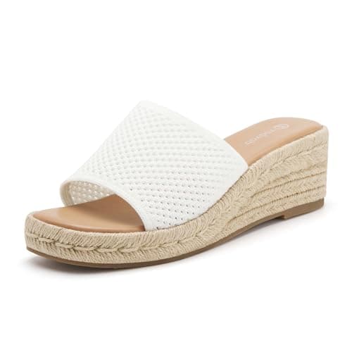 Vodvob Women's Bohemia Wedge Sandals Summer Beach Casual Heels