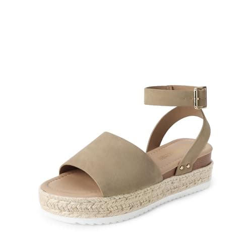 Dream Pairs Women's Comfortable Casual Ankle Strap Espadrille Wedge Shoes