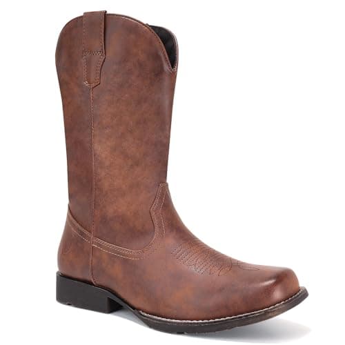 IUV Classic Western Boots for Men Durable & Fashionable