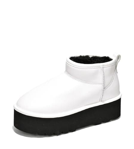 Genuine Suede Leather Ankle Boots for Women - Lightweight Winter Boots