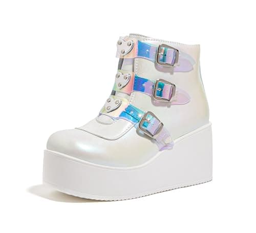 Platform Chunky Ankle Boots for Women