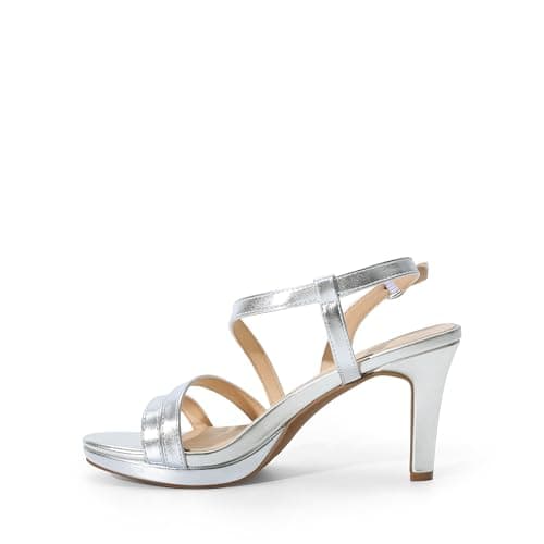 Dream Pairs Women's Comfortable Strappy Heel Sandals with Adjustable Strap