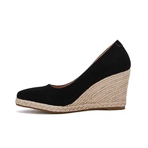Ruanyu Women's Comfortable Platform Espadrille Wedge Sandals