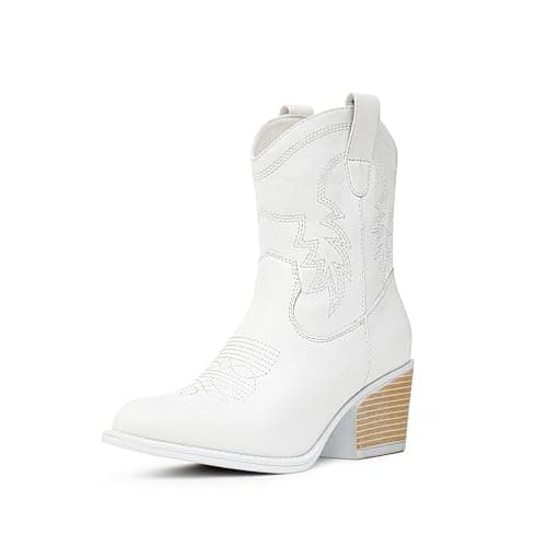 IXU Women's Classic Western Ankle Booties