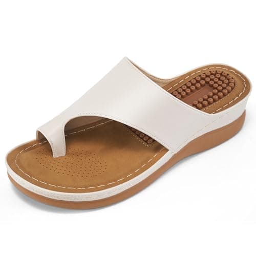 Reinforced Orthopedic Wedge Sandals for Women
