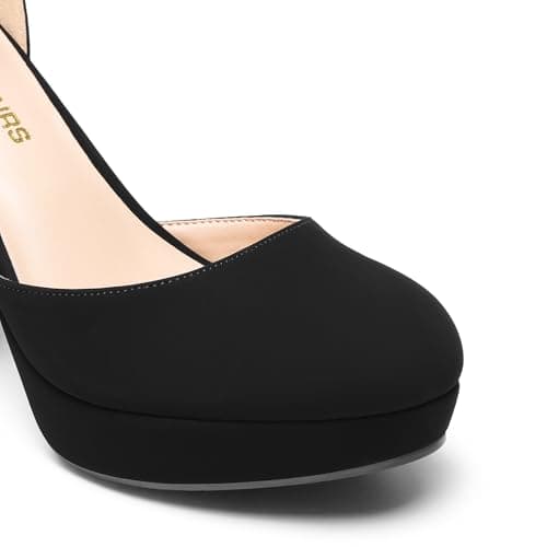Dream Pairs Women's Chunky Heel Bridal Party Wedding Shoes