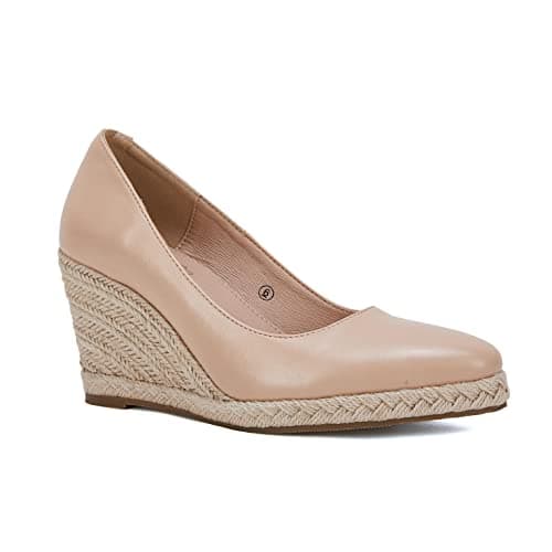 Ruanyu Women's Comfortable Platform Espadrille Wedge Sandals