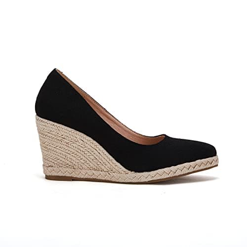 Ruanyu Women's Comfortable Platform Espadrille Wedge Sandals