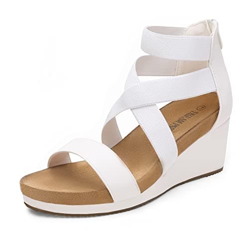 DREAM PAIRS Women's Platform Wedge Sandals