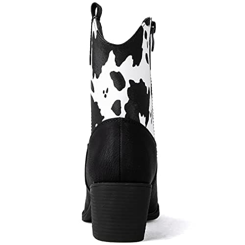 GLOBALWIN Women's Western Wear Cowboy Cowgirl Free Birds Disco Outfits Low Heel Boots