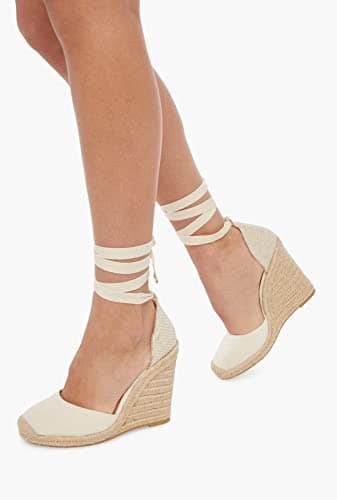 JustFab Women's Summer Platform Wedge Sandals Open Toe Comfort Arch Support