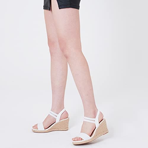 Women's Espadrille Platform Sandals with Ankle Straps