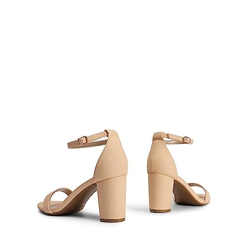 Dream Pairs Women's Chunky Low Heel Sandal Pump