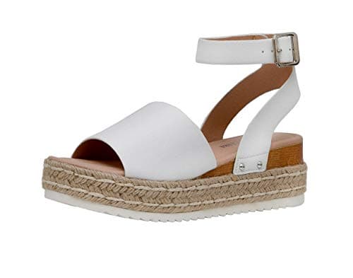 CUSHIONAIRE Women's Espadrille Flatform Sandal