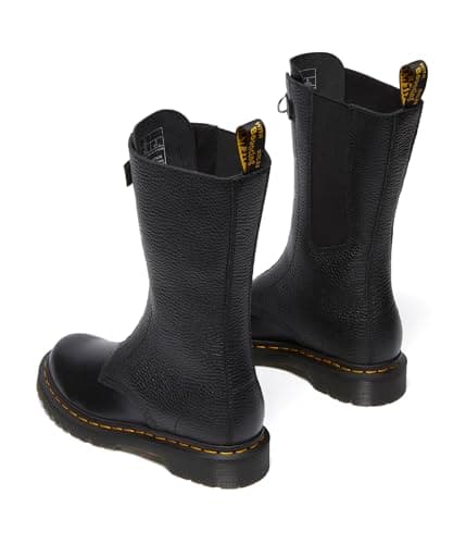 Dr. Martens Women's Front Zip Leather Mid Calf Boots