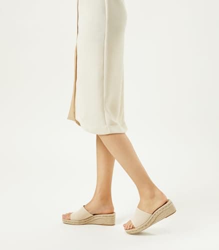 Arromic Women's Comfortable Espadrille Wedge Sandals for Summer Beach Casual Outdoor