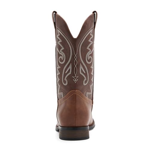 Classic Embroidered Cowboy Boots for Men Durable & Fashionable