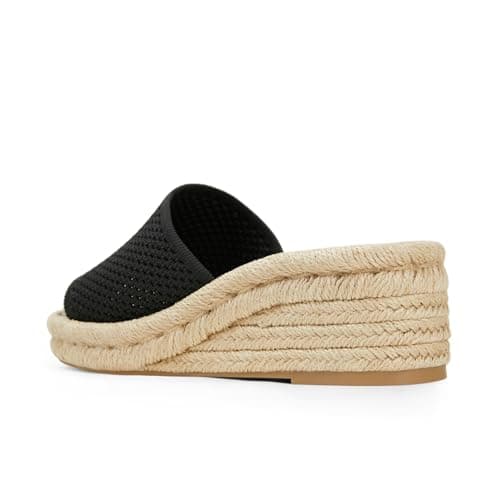 Arromic Women's Wedge Espadrilles Slip-On Sandals Comfortable Summer Beach Casual Shoes