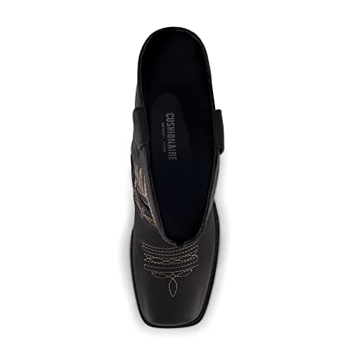 CUSHIONAIRE Women's Mustang Western Boot with Memory Foam, Wide Widths Available