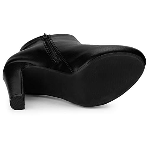 Allegra K Women's Chunky Heel Platform Ankle Boots