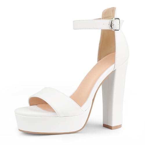 MERUMOTE Women's Fashion Platform Sandals for Summer Weddings Heels