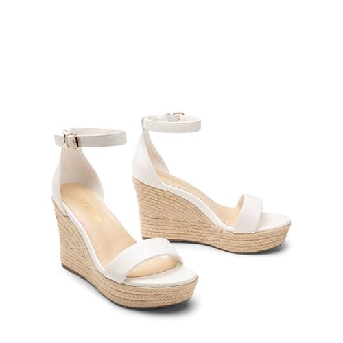 Dream Pairs Women's Comfortable Platform Wedge Espadrille Sandals