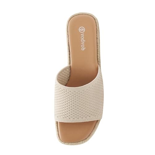 Vodvob Women's Bohemia Wedge Sandals Summer Beach Casual Heels
