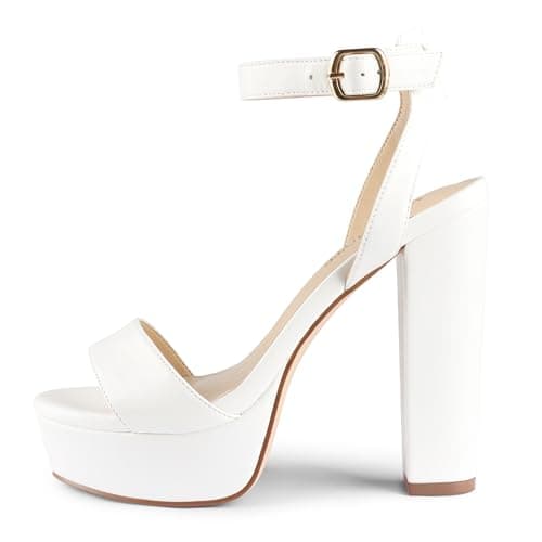MERUMOTE Women's Fashion Platform Sandals for Summer Weddings Heels