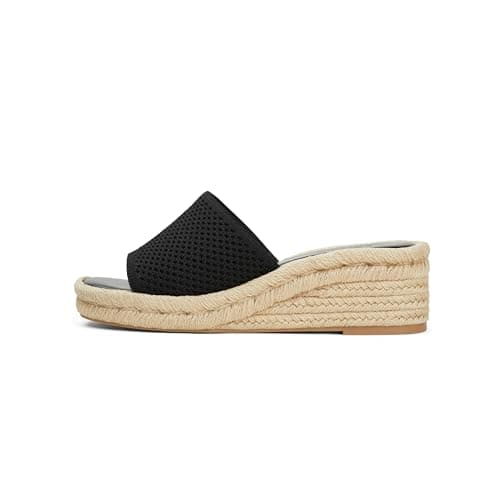 Arromic Women's Wedge Espadrilles Slip-On Sandals Comfortable Summer Beach Casual Shoes