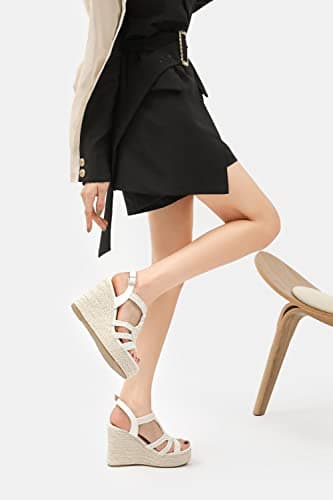 Sopends Women's Espadrille Wedge SandalsPlatforms & Wedges