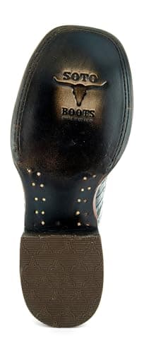 Soto H4001 Men's Caiman Belly Print Cowboy Boots