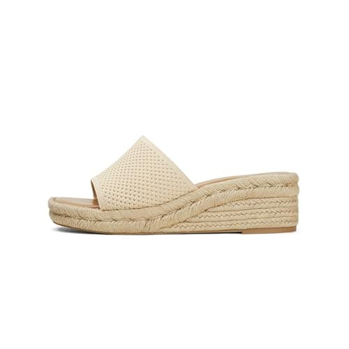 Arromic Women's Comfortable Espadrille Wedge Sandals for Summer Beach Casual Outdoor