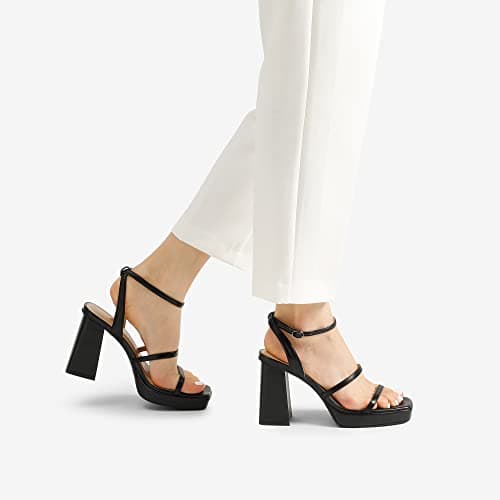 DREAM PAIRS Women's Platform Strappy Heels Sandals
