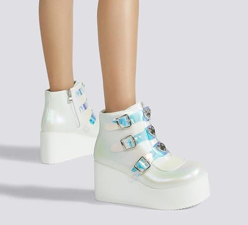 Platform Chunky Ankle Boots for Women