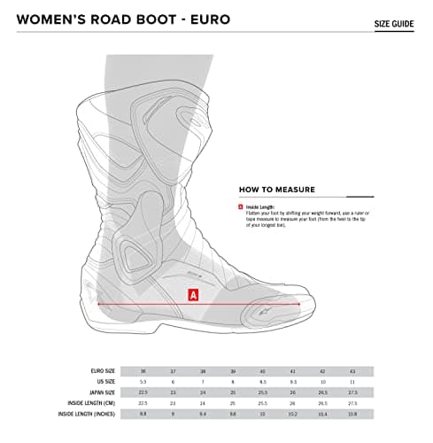 Alpinestars Women's Stella SMX-6 v2 Vent Boots (37) - BLACK/WHITE