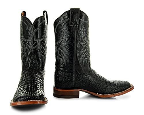 Soto H4001 Men's Caiman Belly Print Cowboy Boots