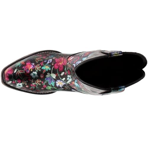 ROPER Women's Ingrid Floral Metallic Ankle Boots - 1-2" Heel, Multi