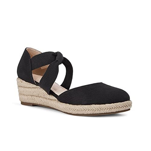 Juliet Holy Women's Bohemian Espadrille Wedge Sandals with Elastic Strap
