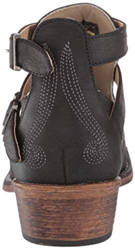 Roper Women's Willa Embroidery Casual Snip Toe Ankle Boot - Brown