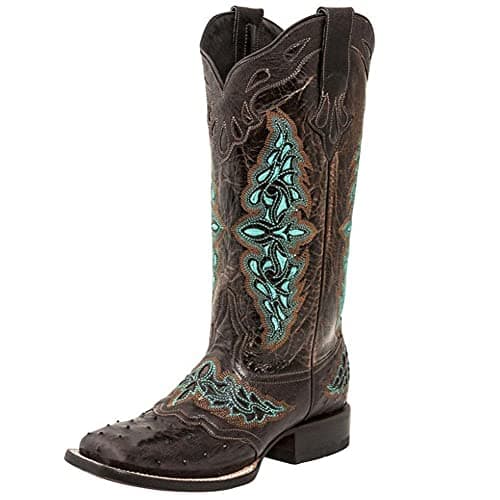 Women's Glitter Studded Rodeo Mid Calf Boots