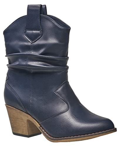 Charles Albert Women's Modern Western Cowboy Distressed Boot