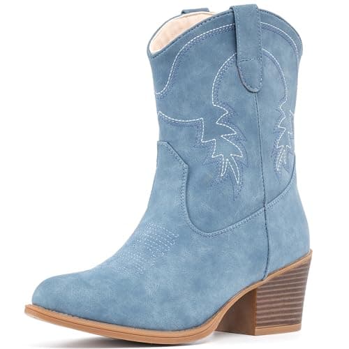 IXU Women's Classic Western Ankle Booties