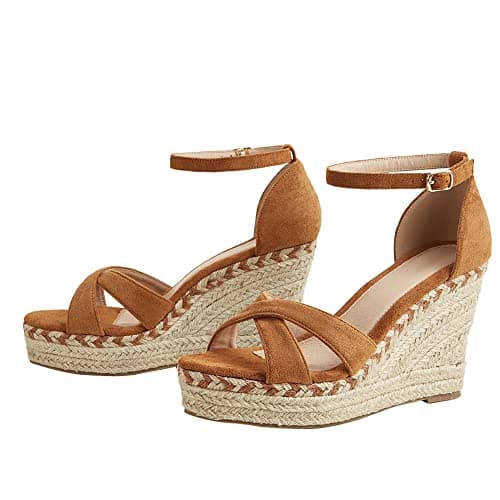 Women's Espadrille Platform Wedges Sandals