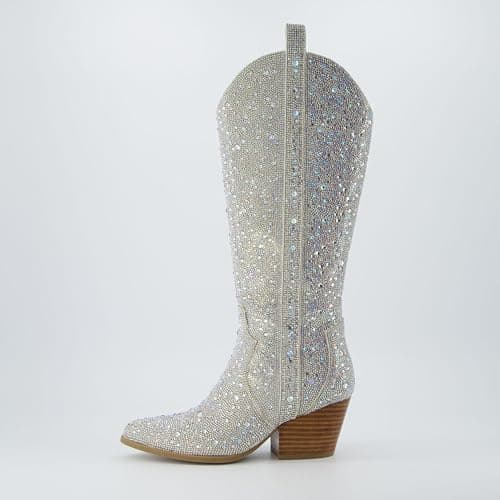 CUSHIONAIRE Women's Caress Tall Western Boot + Memory Foam, Wide Widths Available
